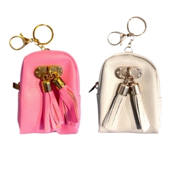 2 Mini Backpack Keychains - Picture 1 of 3